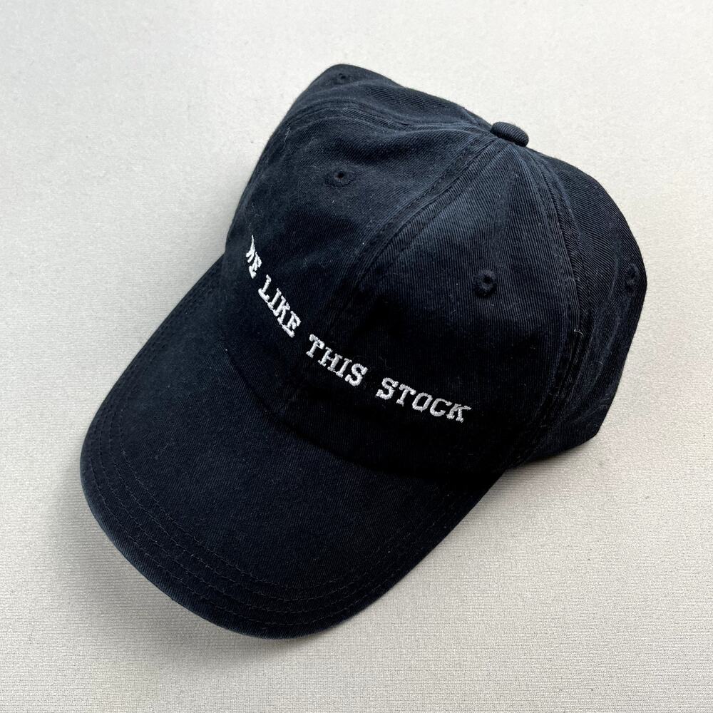 Stock Market Hat Cap Strapback Black We Like This Wall Street Bets Roaring Kitty